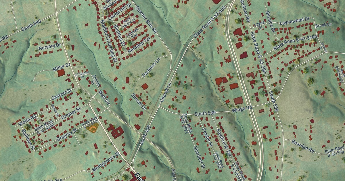 Map of Roebuck, South Carolina in 2026