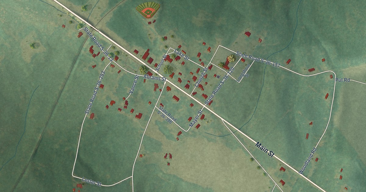 Map of Silverstreet, South Carolina in 2026