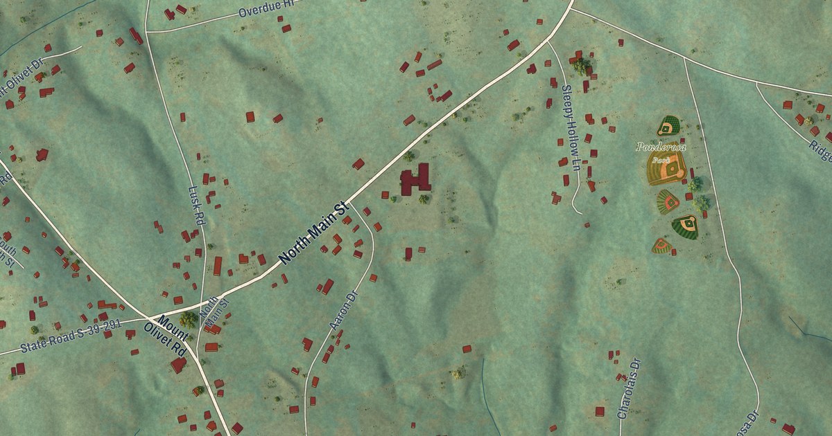 Map of Six Mile, South Carolina in 2026
