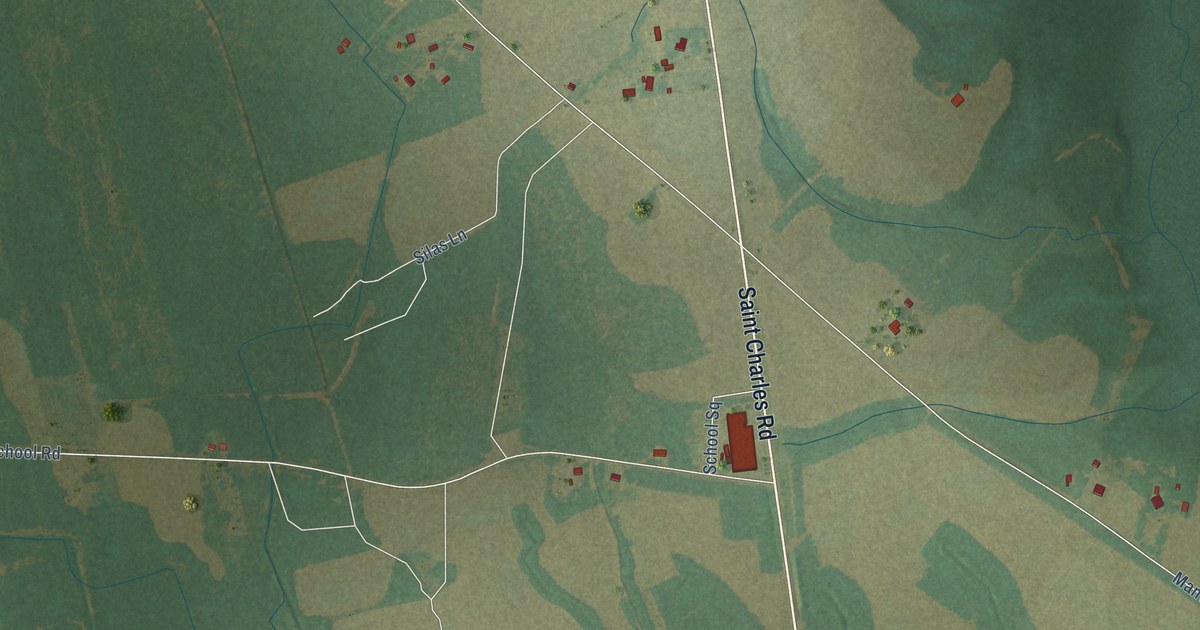 Map of St. Charles, South Carolina in 2026