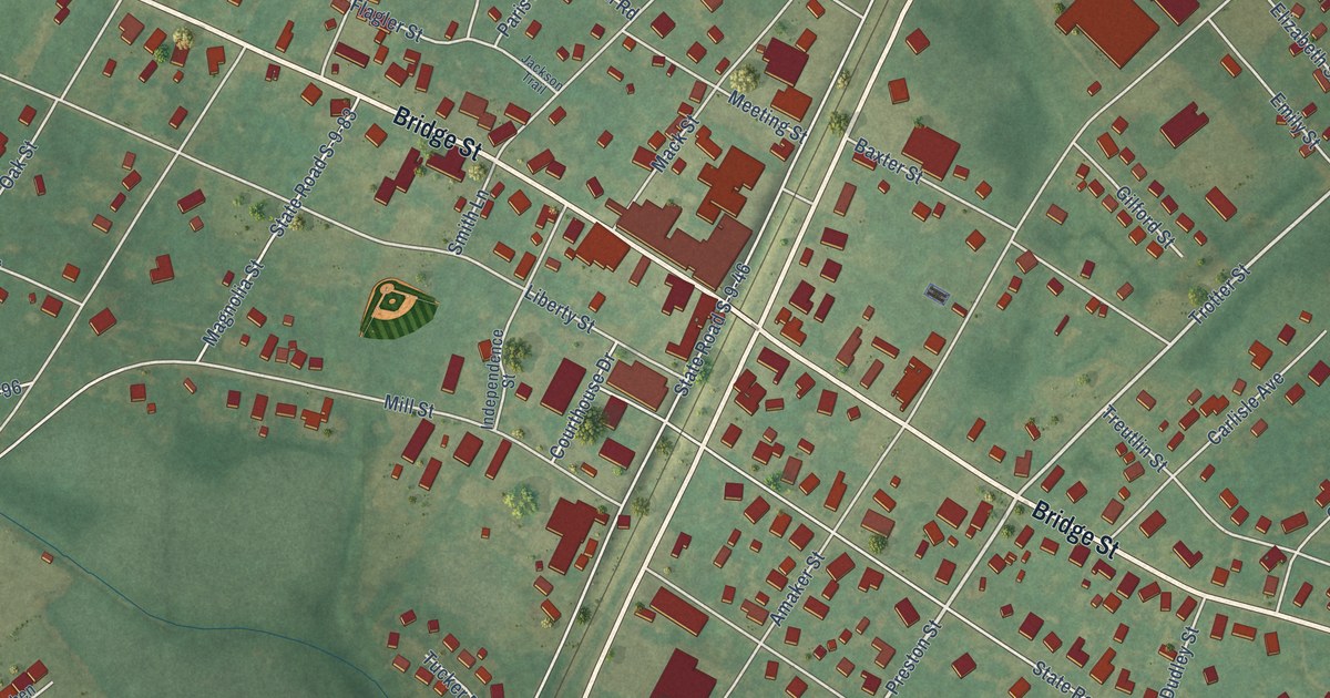 Map of St. Matthews, South Carolina in 2026