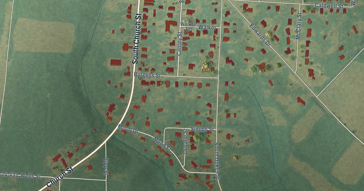 Map of Summerton, South Carolina in 2026