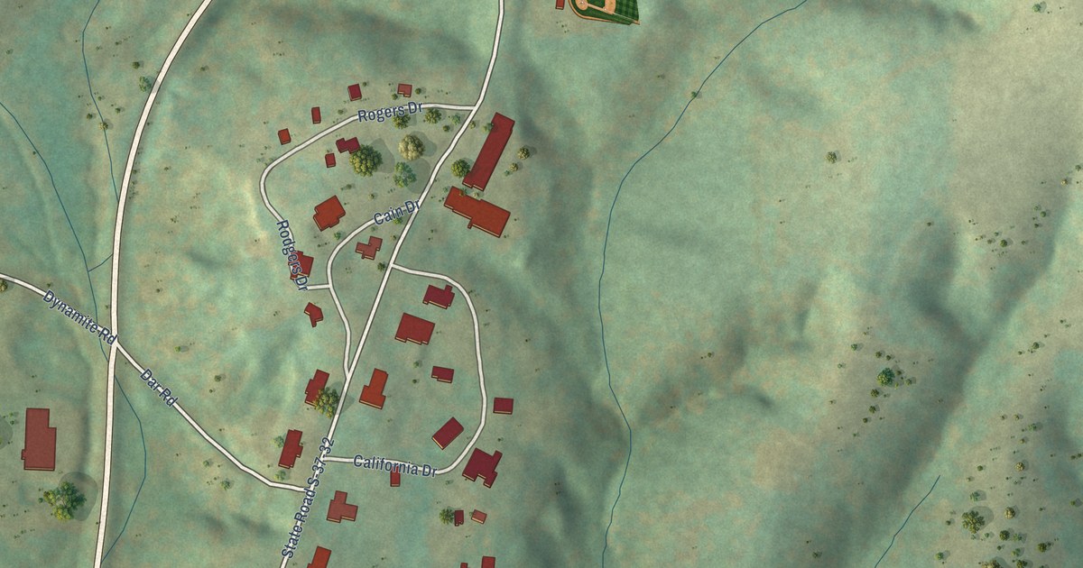 Map of Tamassee, South Carolina in 2026