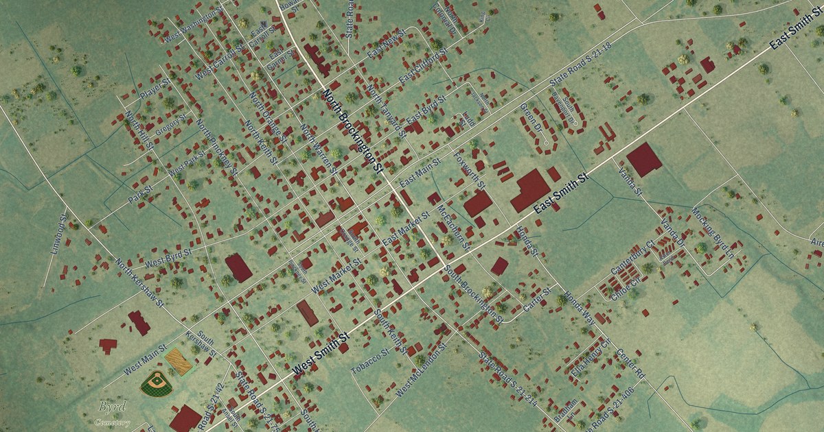 Map of Timmonsville, South Carolina in 2026