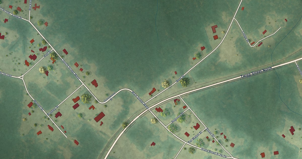 Map of Troy, South Carolina in 2026
