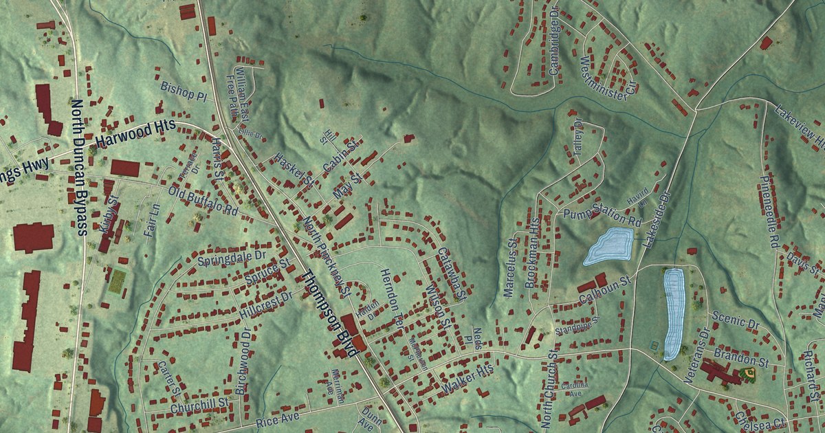 Map of Union, South Carolina in 2026