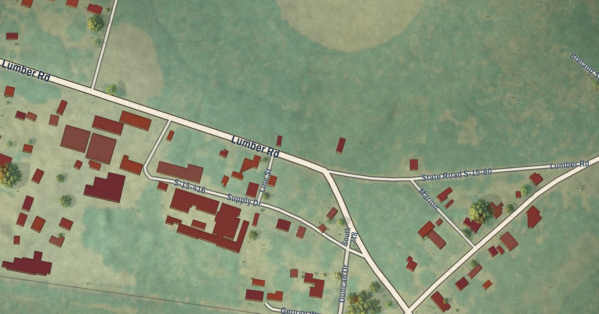 Map of Williams, South Carolina in 2026