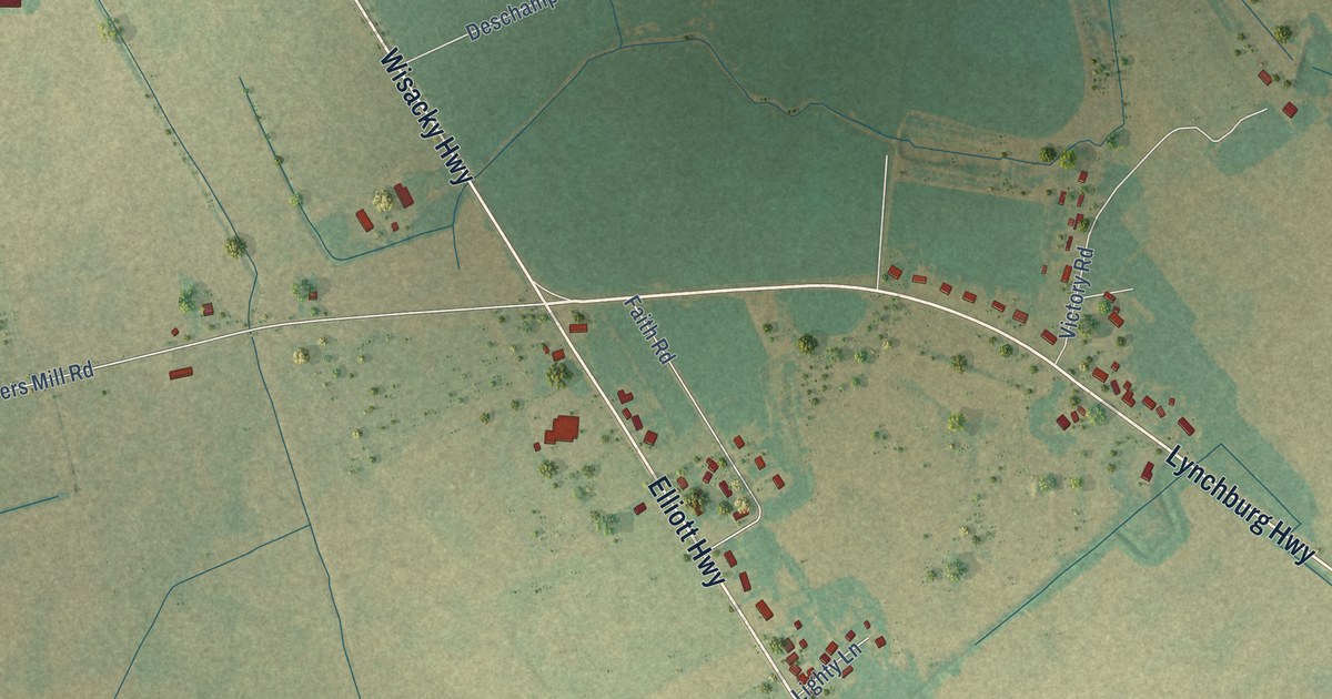 Map of Wisacky, South Carolina in 2026