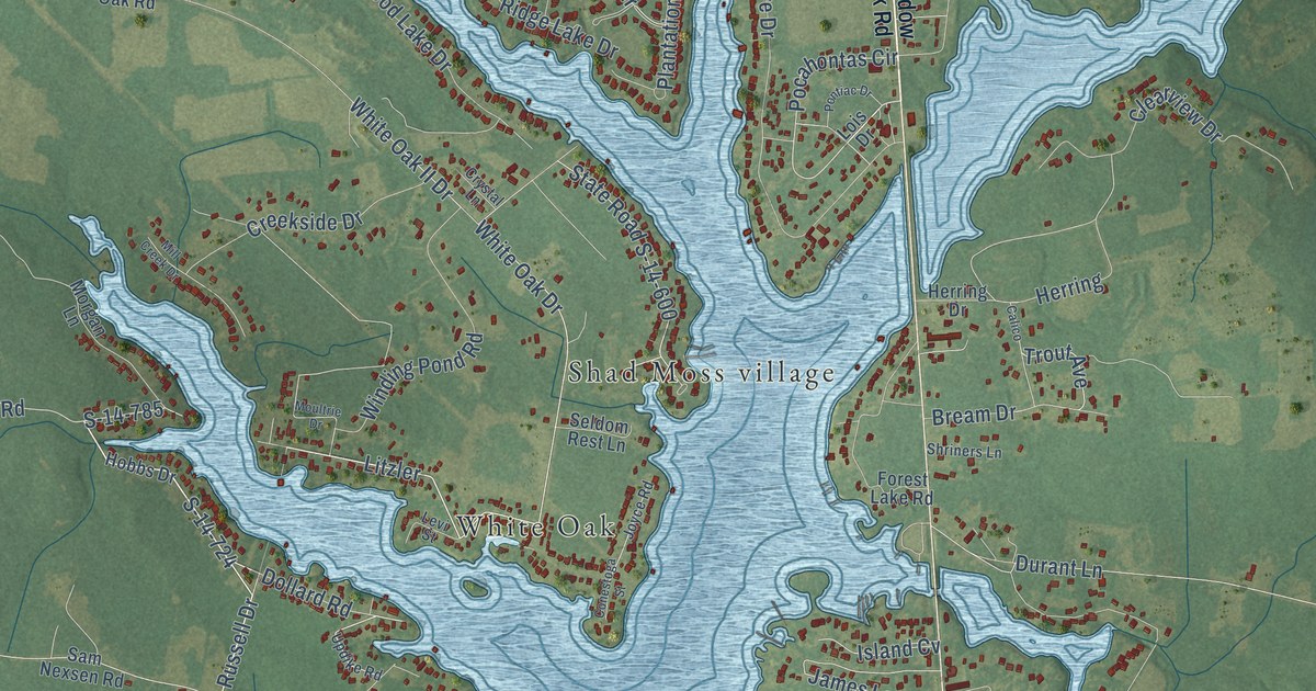 Map of Wyboo, South Carolina in 2026