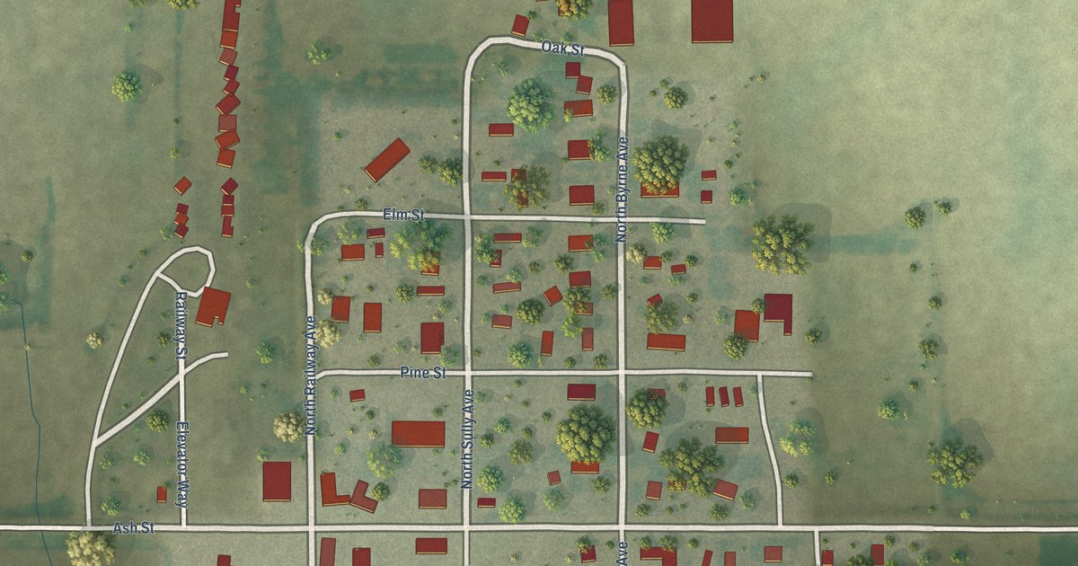 Map of Agar, South Dakota in 2026