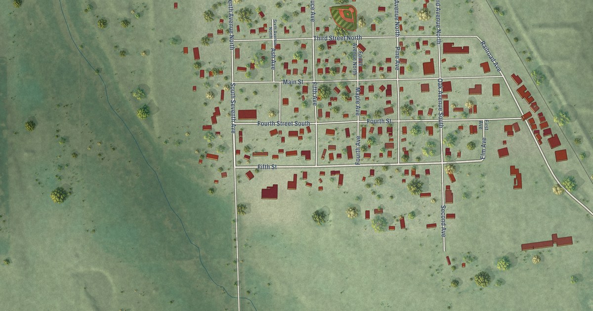Map of Alpena, South Dakota in 2026