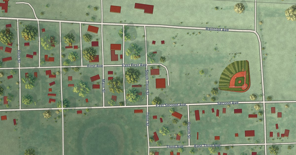 Map of Andover, South Dakota in 2026