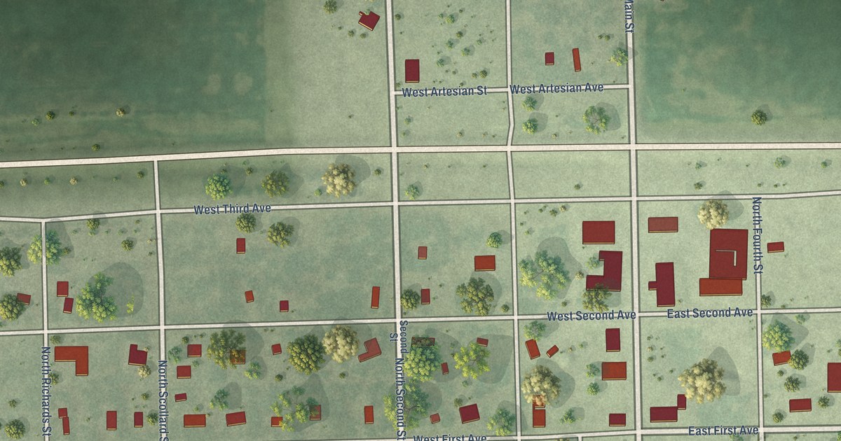 Map of Artesian, South Dakota in 2026