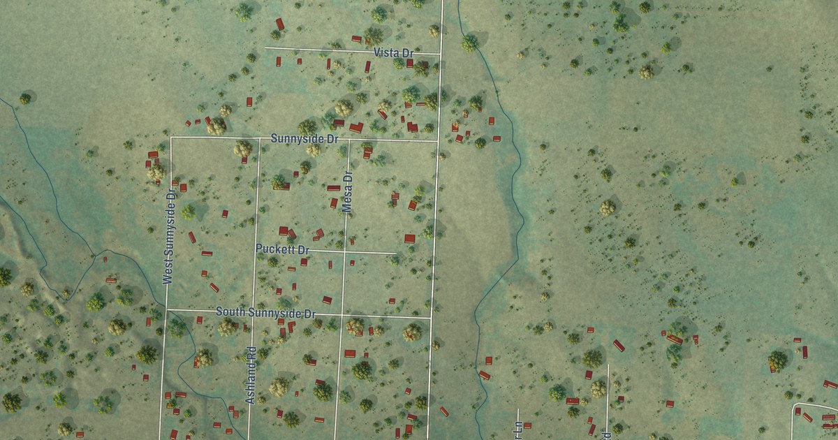 Map of Ashland Heights, South Dakota in 2026