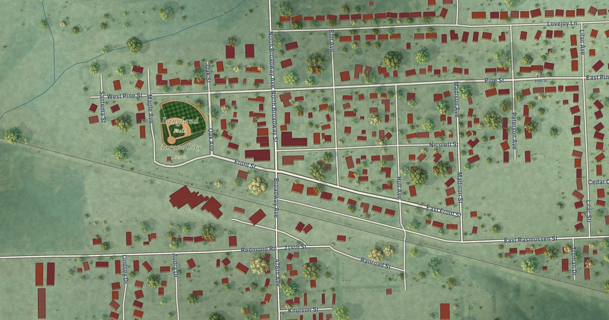 Map of Aurora, South Dakota in 2026