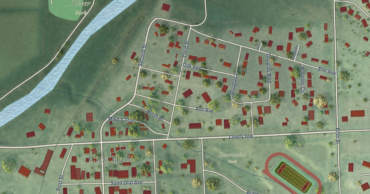 Map of Baltic, South Dakota in 2026