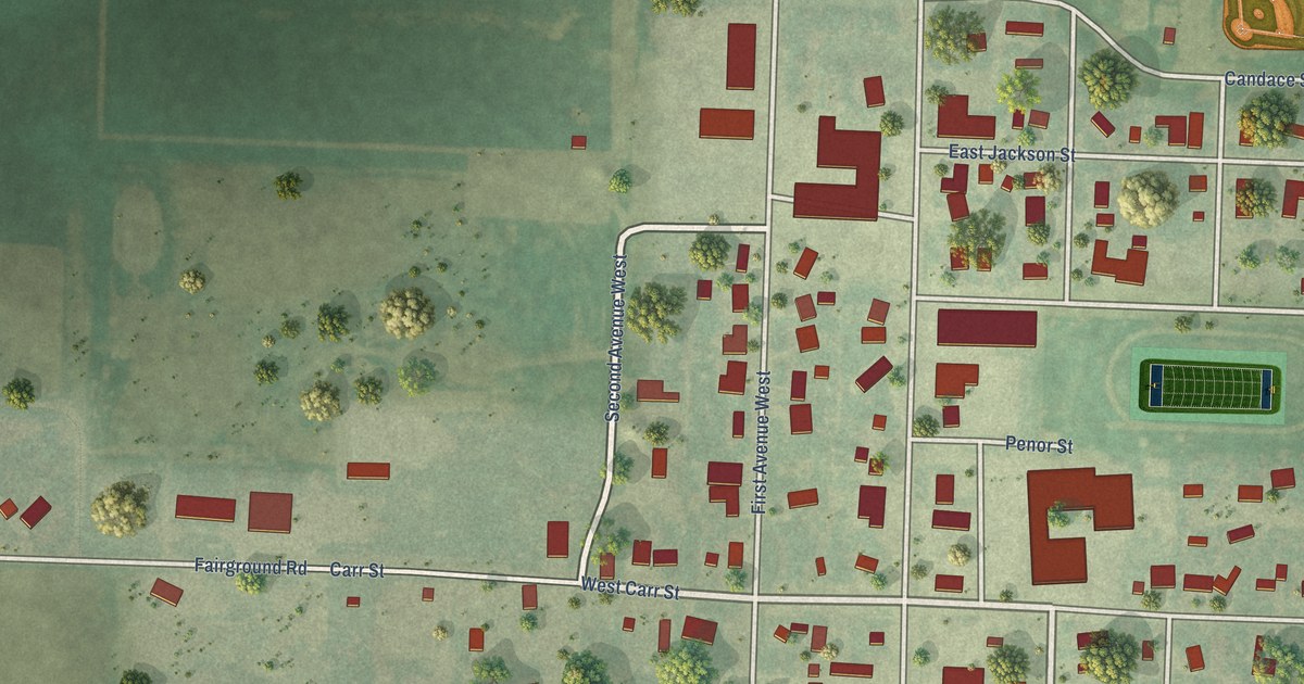 Map of Bison, South Dakota in 2026
