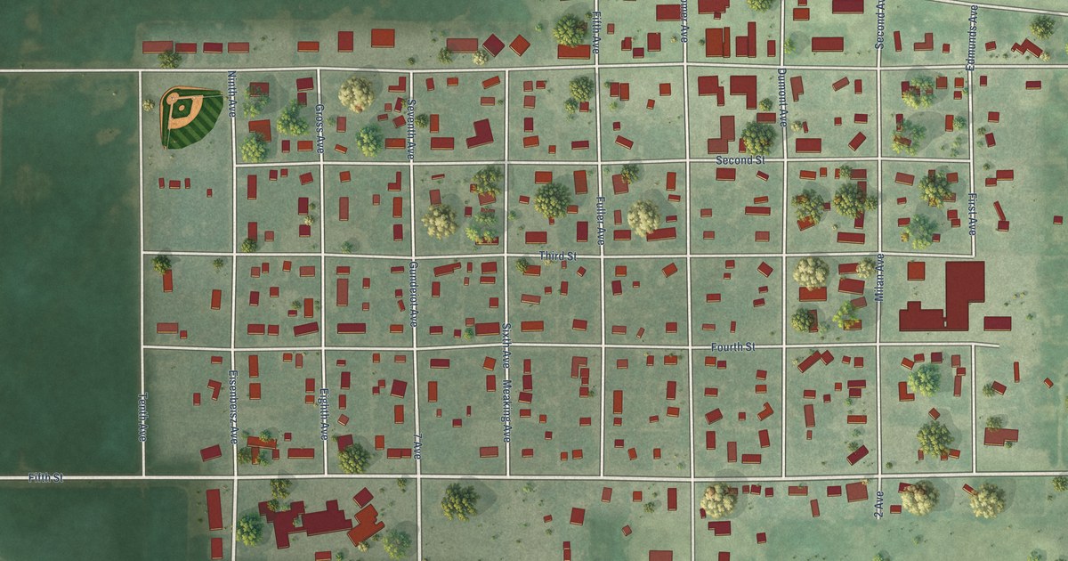Map of Bowdle, South Dakota in 2026