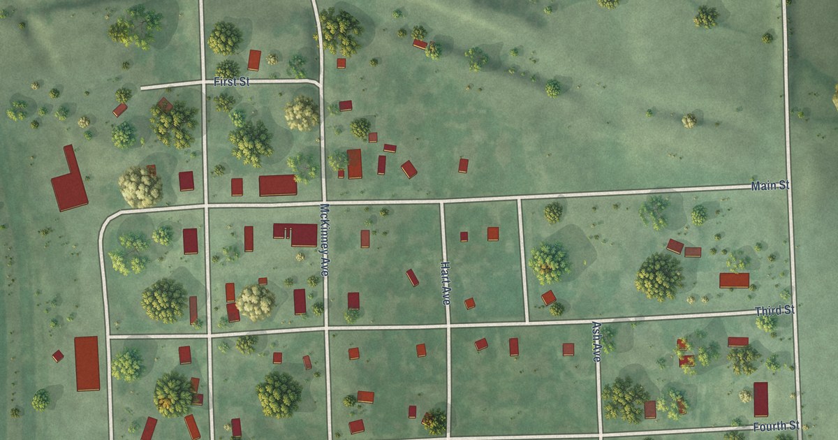 Map of Bradley, South Dakota in 2026