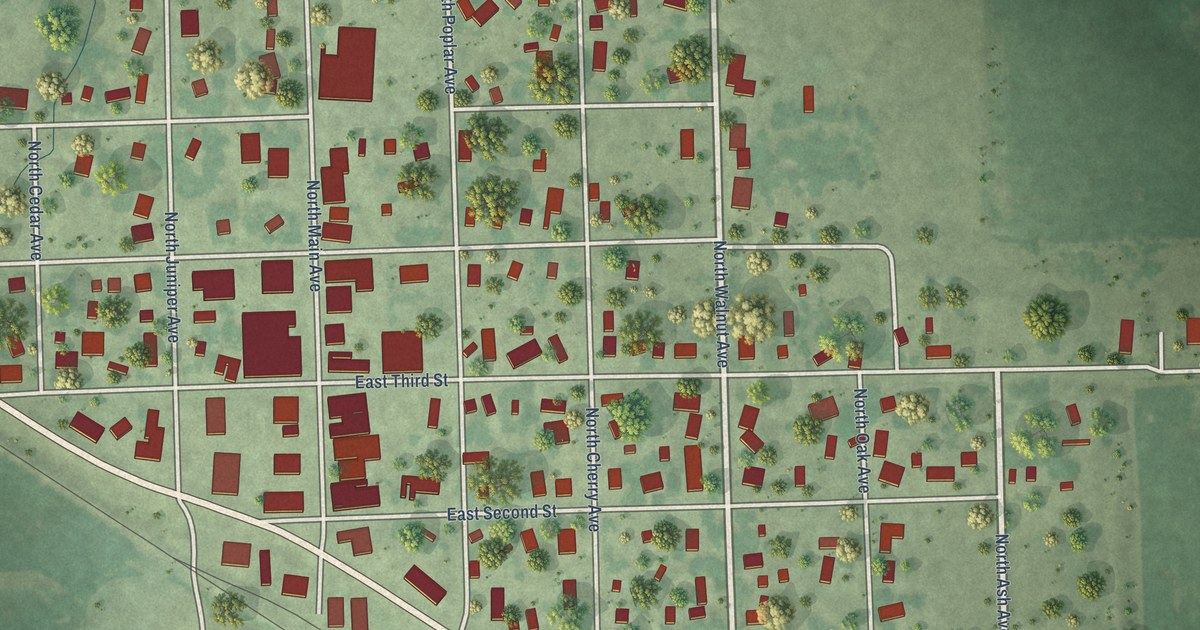 Map of Bridgewater, South Dakota in 2026