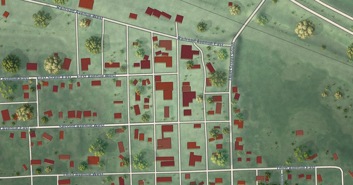 Map of Bristol, South Dakota in 2026