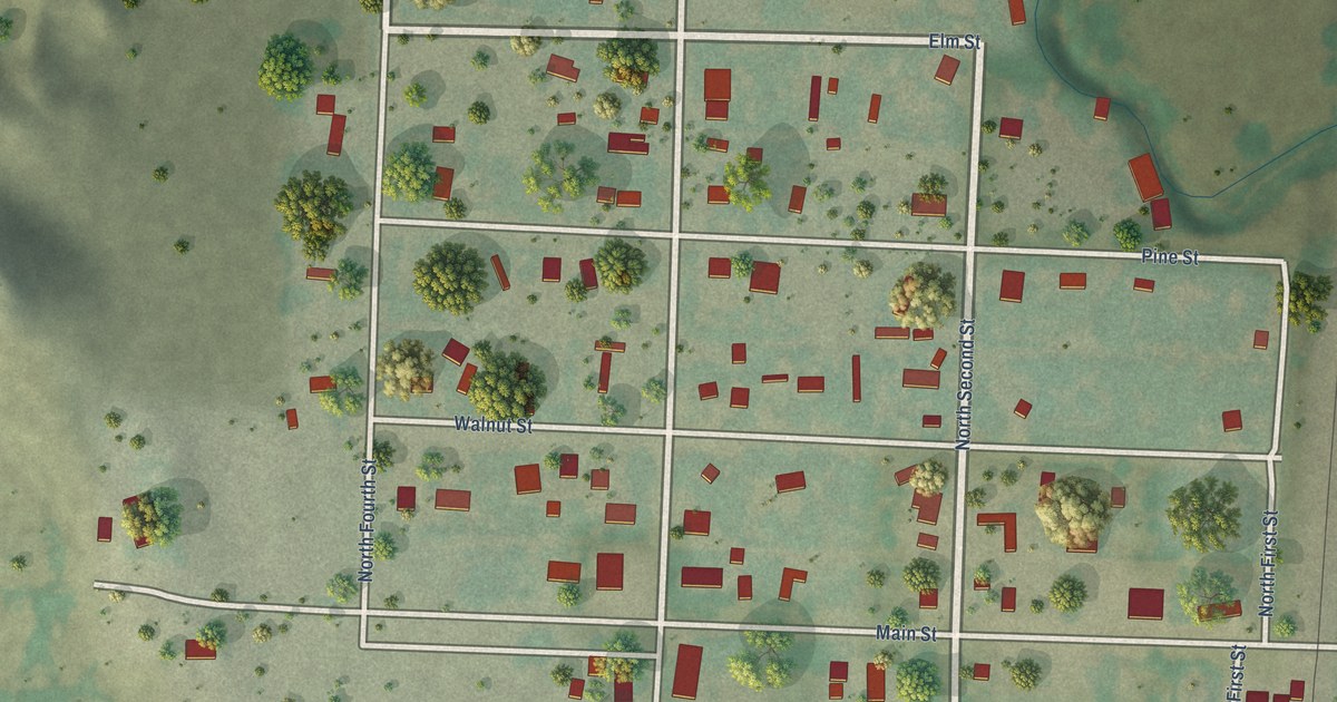 Map of Buffalo Gap, South Dakota in 2026