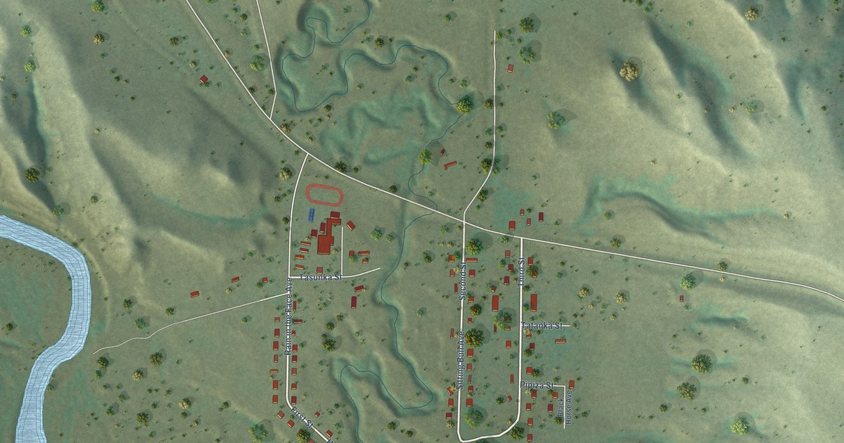 Map of Bullhead, South Dakota in 2026