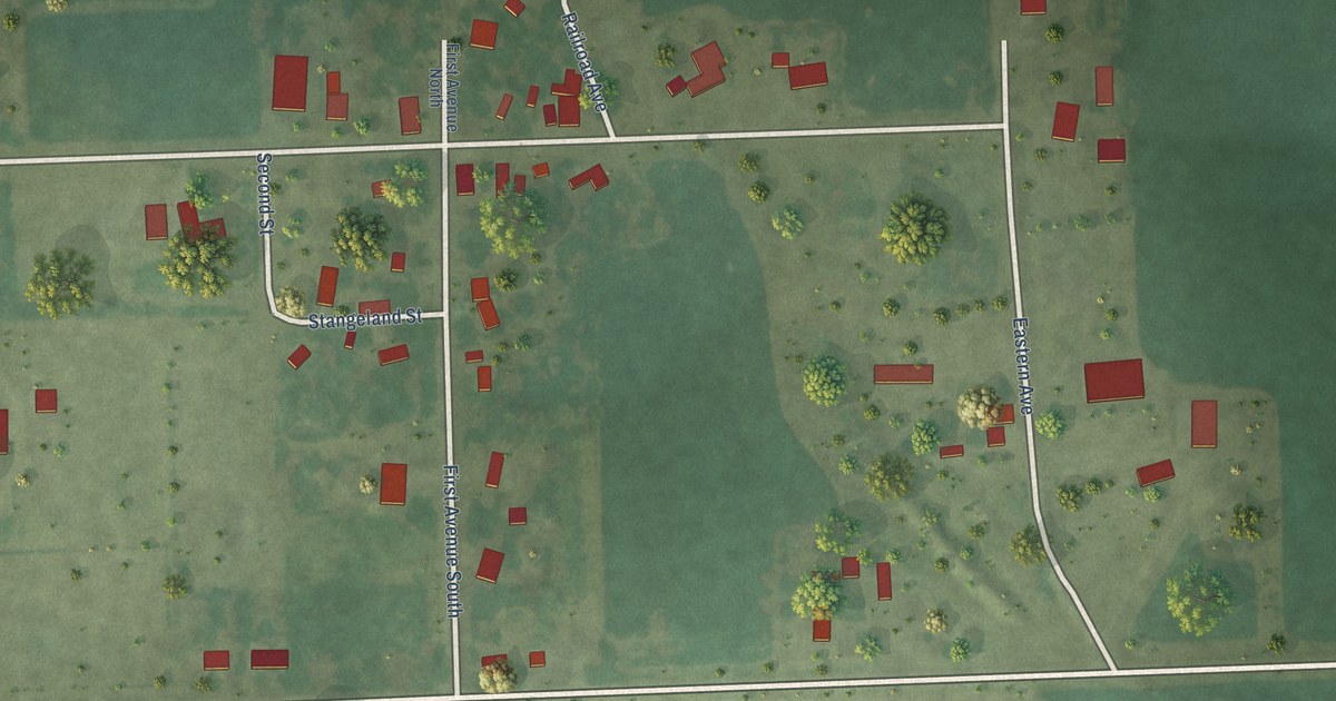 Map of Bushnell, South Dakota in 2026