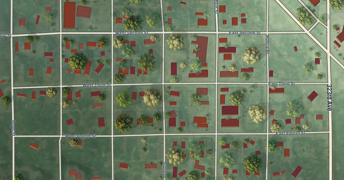 Map of Colome, South Dakota in 2026