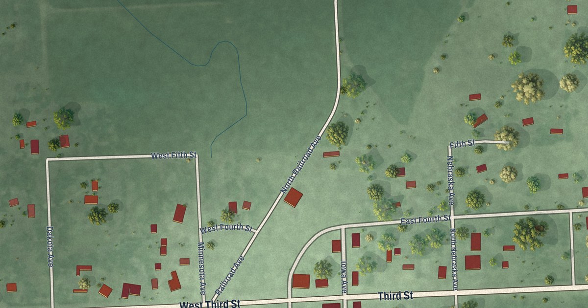 Map of Davis, South Dakota in 2026