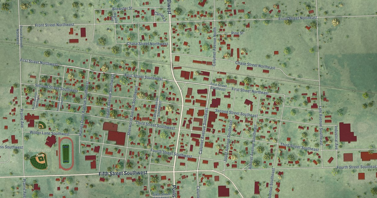 Map of De Smet, South Dakota in 2026