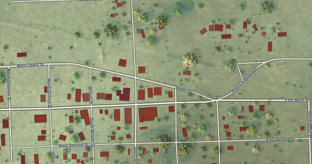 Map of Delmont, South Dakota in 2026
