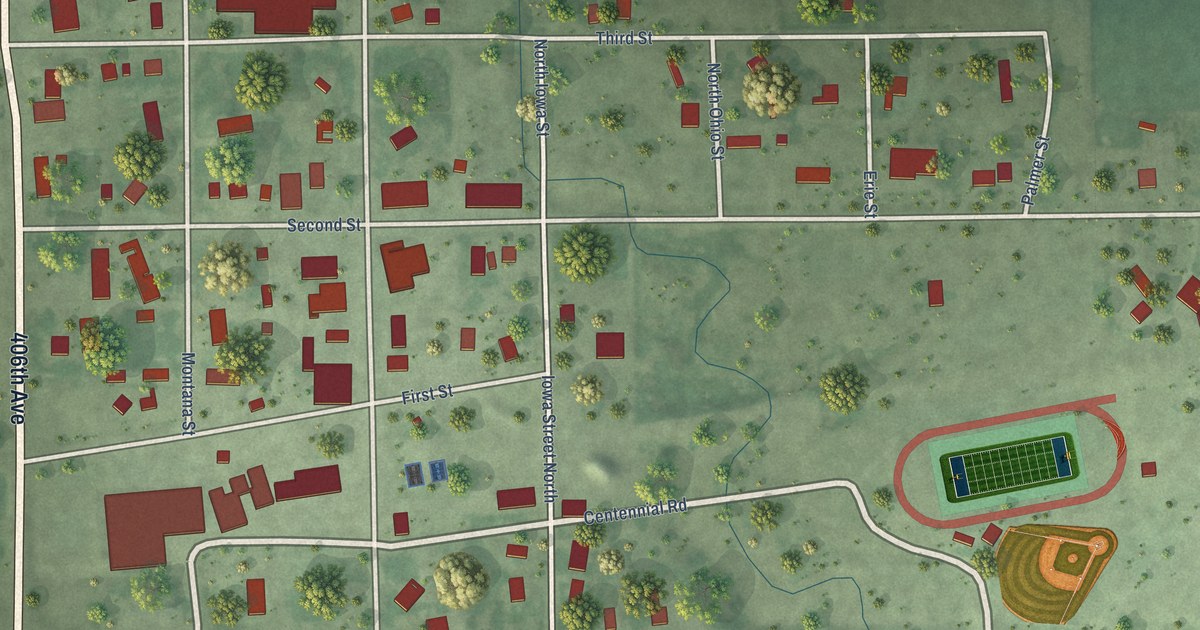 Map of Doland, South Dakota in 2026
