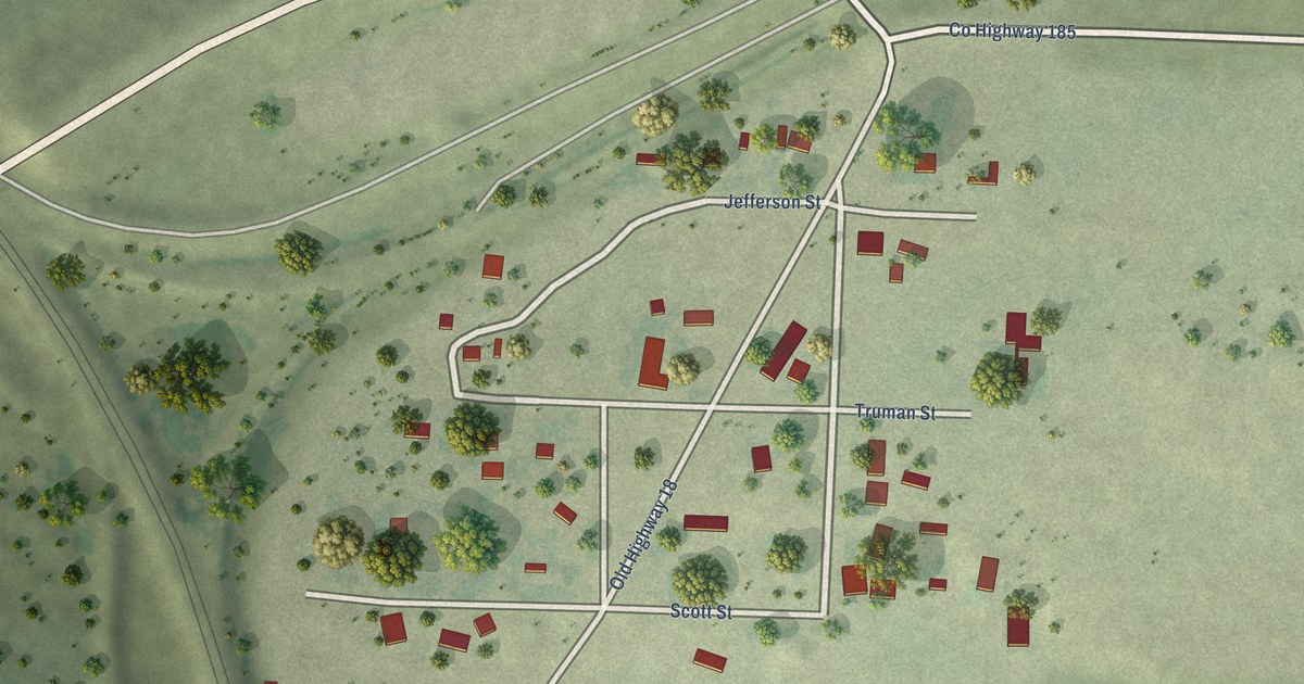 Map of Dudley, South Dakota in 2026