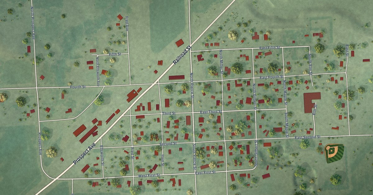 Map of Egan, South Dakota in 2026