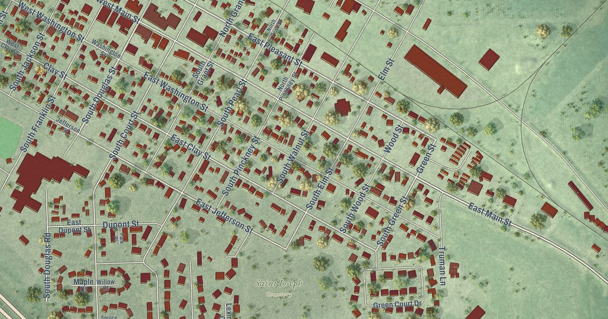 Map of Elk Point, South Dakota in 2026
