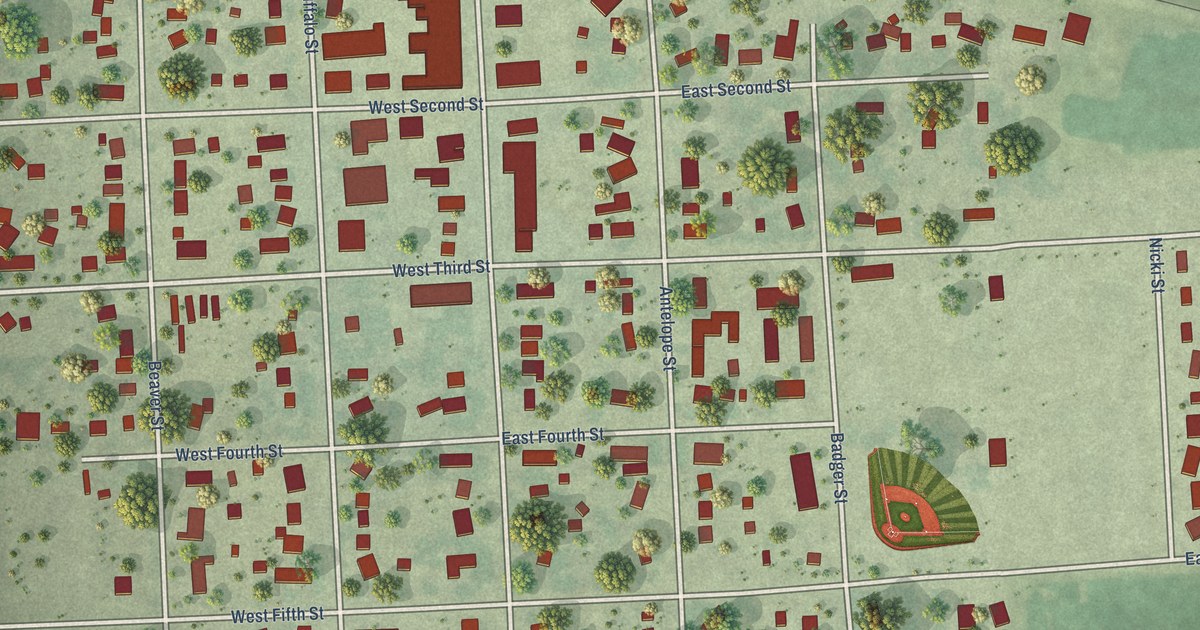 Map of Elkton, South Dakota in 2026