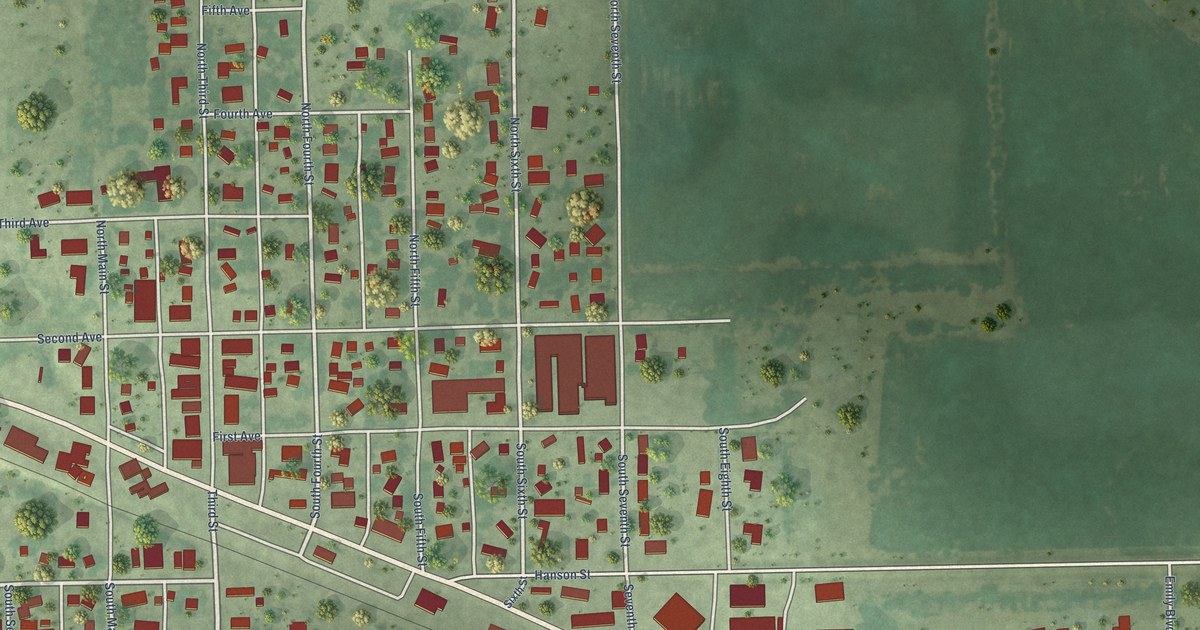 Map of Emery, South Dakota in 2026