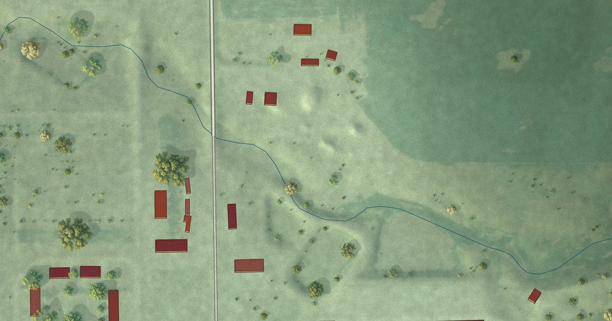 Map of Evergreen Colony, South Dakota in 2026