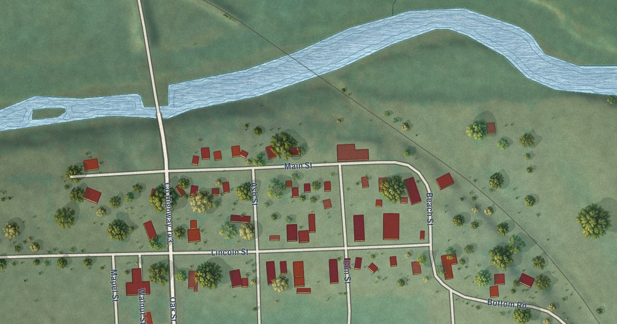 Map of Fairview, South Dakota in 2026