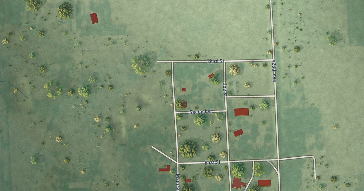 Map of Farmer, South Dakota in 2026