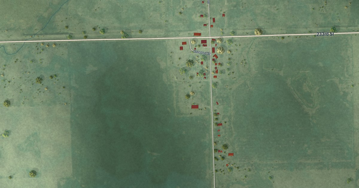 Map of Fedora, South Dakota in 2026