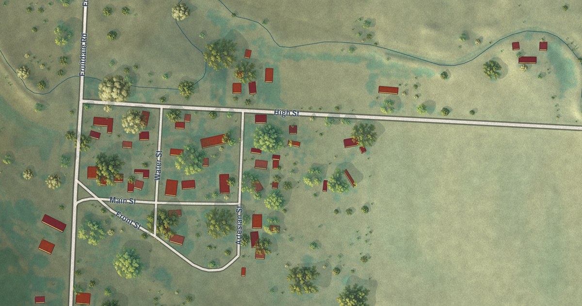 Map of Fruitdale, South Dakota in 2026