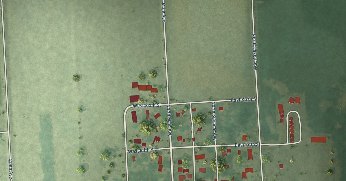 Map of Fulton, South Dakota in 2026