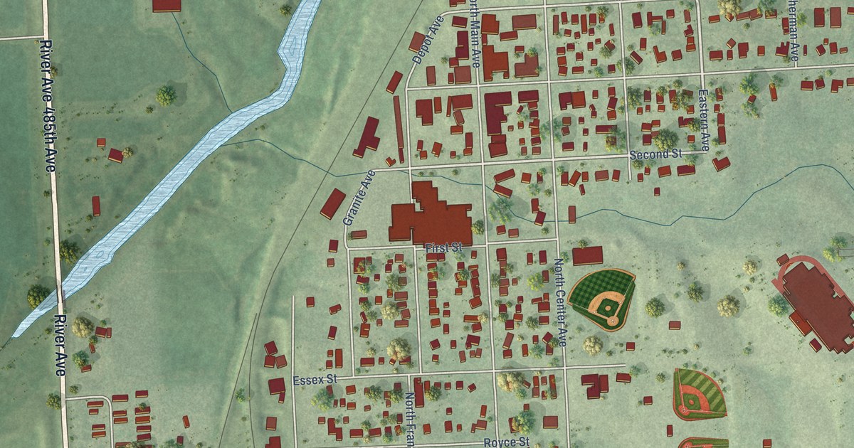 Map of Garretson, South Dakota in 2026