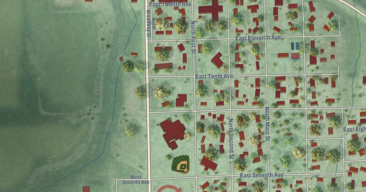 Map of Groton, South Dakota in 2026