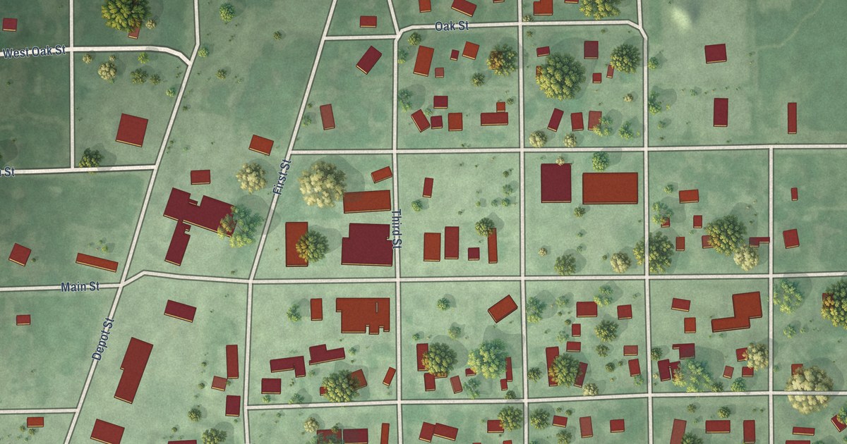 Map of Hecla, South Dakota in 2026