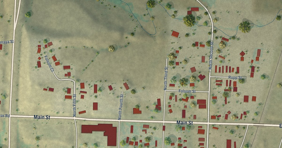 Map of Hermosa, South Dakota in 2026