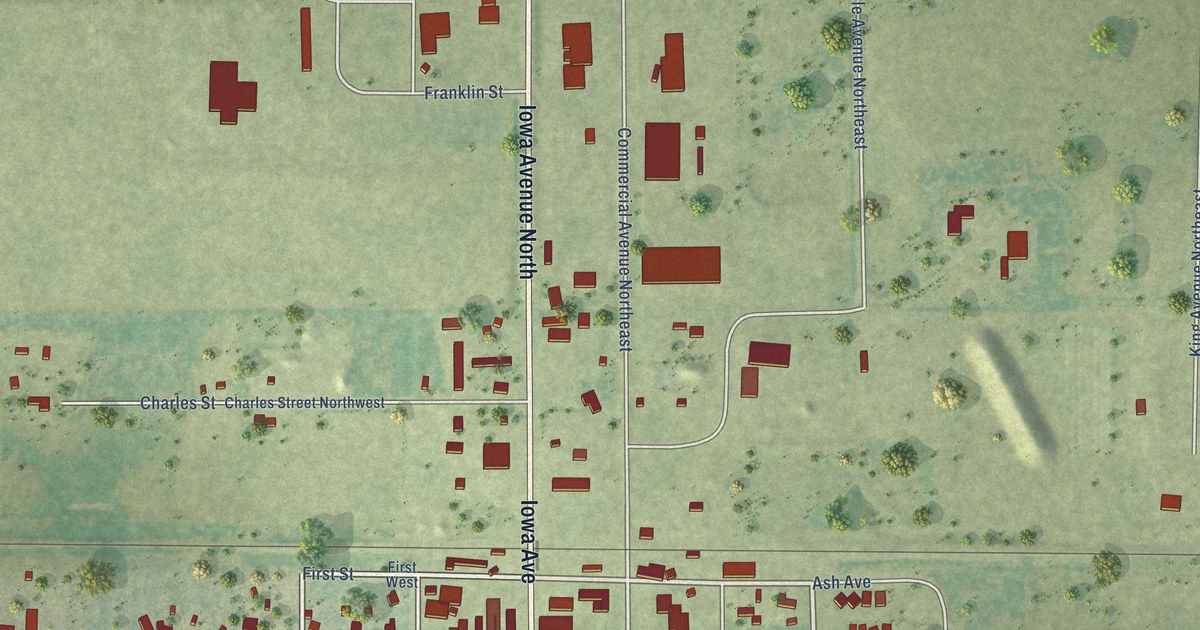 Map of Highmore, South Dakota in 2026