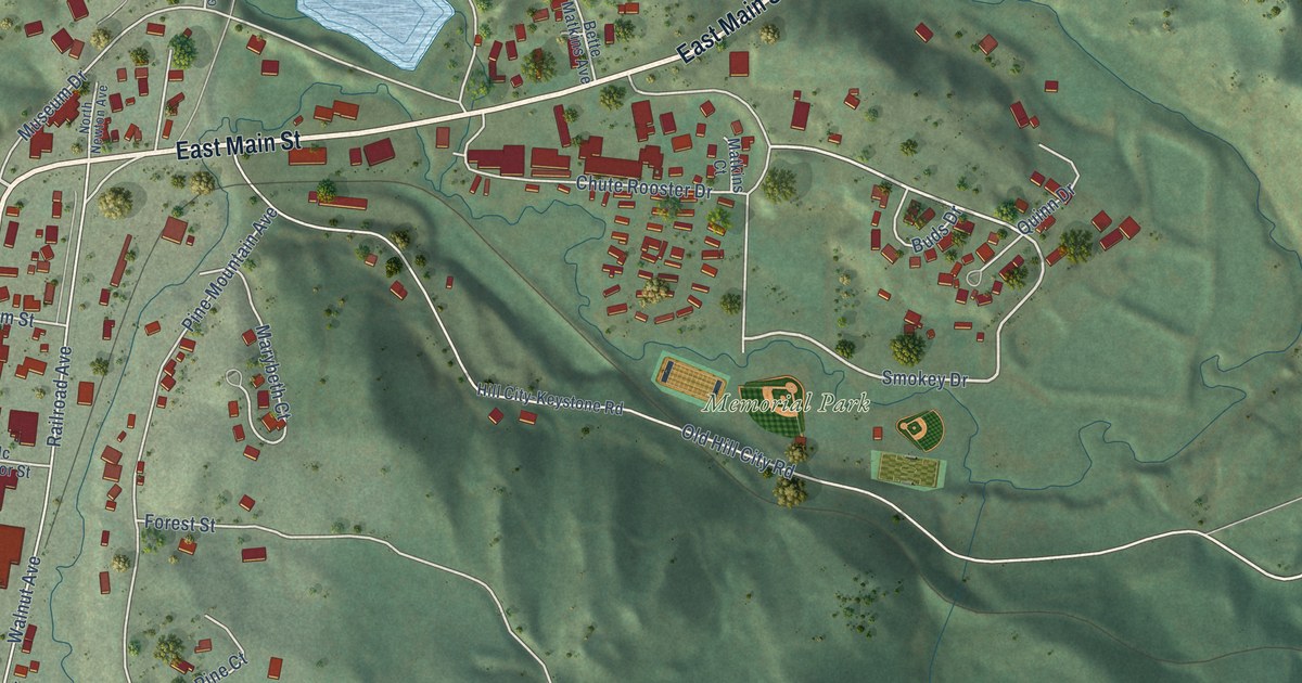 Map of Hill City, South Dakota in 2026